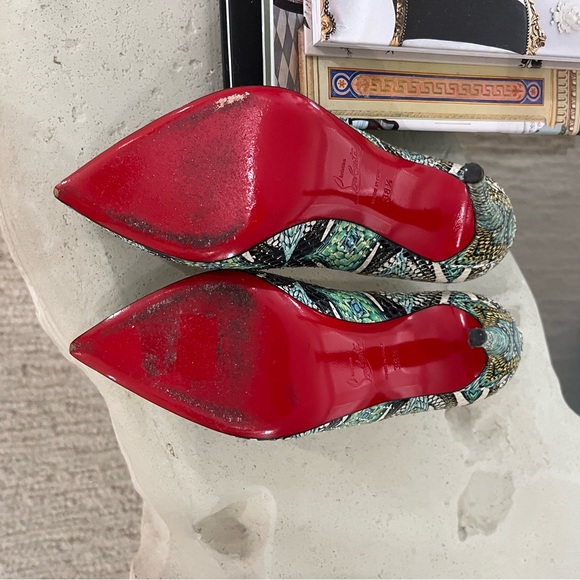 Christian Louboutin So Kate 120 Python Inferno - Picture 6 of 6